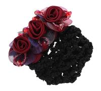 UKCOCO Copricapo per Chignon con per per Donne Accessori Eleganti per Formali e Informali per Infermiere Stewardess e Lavoratrici Del Settore Alberghiero