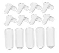 UKCOCO Coprifascia Mini 200 Pezzi per Fasce per Chioma Tappi Terminali in Gomma Fermagli Diametro 3 Mm, Accessori per Cerchietti Creativi e Protettivi, Adatti a Progetti DIY per Tutte