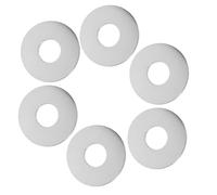 UKCOCO Copriforo Adesivo in Acciaio Inossidabile 6 Pezzi Rotondi Resistenti alla Ruggine Design Moderno per Tubi e Fori Murali in Cucine e Ristrutturazioni Casa