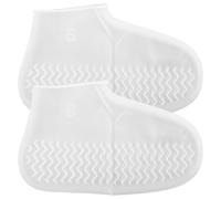 UKCOCO Copriscarpe In Silicone Giallo Antiscivolo Per Scarpe | Calzata Elastica, Bordo Aderente, per Spostamenti Piovosi e Percorsi Fangosi, Scarpe Eleganti e Casual