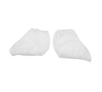 UKCOCO Copristivali Leggeri da Pattinaggio Artistico in Velluto Bianco Protezione Elegante per Allenamento e Competizioni per Scarponi da Ghiaccio