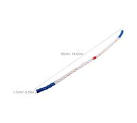 UKCOCO Corda Elastica da Ginnastica per 4 Pezzi 60 CM in Nylon Colorato Rosso e Blu per Allenamento Sensoriale Esercizi Prescolari e Giochi Sportivi All’Aperto e in Asilo