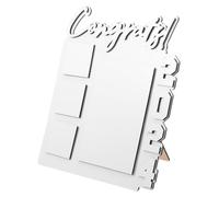 UKCOCO Cornice Foto Sublimazione DIY per Laurea Centro Tavola Leggero e Resistente Decorazione Festa Materiale e Deformazione