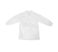 UKCOCO Costume da dottore per bambini: costume da scienziato e dottore per bambini piccoli - camice bianco con maniche elastiche - per giochi di ruolo, esplorazione della carriera e attività
