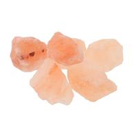 UKCOCO Cristalli Rosa Dell'himalaya Naturali 1 kg - Rocce di Sale Rosa Grezzo 2-4 Cm per Lampade Aromaterapia e Decorazioni Casa Compatte