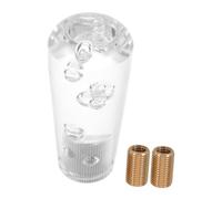 UKCOCO Crystal Bubble Shift Knob Manual Stick Gear Lever Replacement Ergonomic Grip Fit For Manual And Automatic Transmission Vehicles