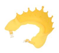 UKCOCO Cuffia da Doccia per Protezione Occhi e Orecchie Regolabile in Pp e Tpe Design Adorabile Colore Giallo per Lavaggio Chioma e Bagno Sicuro