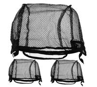 UKCOCO Cuffie Per Parrucche in Rete a Maglie 3 Pezzi Nere Calotta Per Parrucca Da Donna Comoda e Resistente Per Uso Quotidiano e Acconciature Sicure