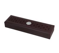 UKCOCO Custodia Contenitore Armonica in Legno Nero per Design Compatto e Facile da Trasportare per Armonica 24 Fori da Utilizzare All'aperto