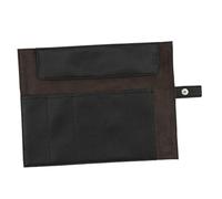 UKCOCO Custodia Organizer Portatile Porta Orologio da Viaggio Pieghevole Nero per Cinturini e Gioielli, per Uso Quotidiano e Viaggi