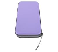 UKCOCO Custodia Porta CD Rigida Viola Capacità 80 Dischi con Cerniera, Organizer Protettivo in Plastica per Dvd per Casa, Ufficio e Viaggi, Scatola Porta Dischi Compatta e Resistente