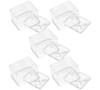 UKCOCO Custodia Trasparente a Carica Manuale per Carillon 5 Pezzi Copertura Meccanismo Musicale in Plastica Organizer Decorativo per Scrivania e Kit Fai da Te