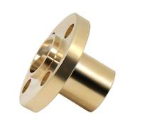 UKCOCO Dado Trapezoidale in Ottone per Stampante 3D Set 4 Pezzi per Vite a Passo 2Mm Accessori per Motore Passo-Passo e Guida Lineare Cnc Resistente All’Usura per Applicazioni Asse Z