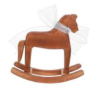 UKCOCO Decorazione per e Libreria Piccola Statua Cavallo Rocking Horse per Arredamento da Tavolo e Educativo