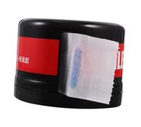 UKCOCO Dispenser per Rotolo di Carta da Collo Barbiere in Plastica Nera, Scatola Compatta Strisce per Collo, Accessorio Professionale per Saloni di Bellezza e Parrucchieri, Dimensioni