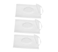 UKCOCO Dispenser Per Salviette Umidificate Per Neonati Da 3 Pezzi: Sacchetto Portatile Ricaricabile Per Salviette Con Coperchio A Ribalta, Supporto Da Viaggio, Borsa Appesa Per Camera Da