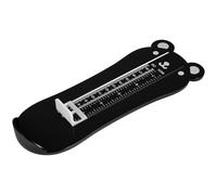 UKCOCO Dispositivo di Misurazione del Piede per 0-8 Anni, Righello per Piedi Nero, Strumento Preciso la Misura delle Scarpe, Facile da Usare per Neonati, Accessorio per Calzature