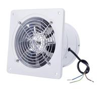 UKCOCO Estrattore d'Aria da Parete Bianco con Protezione in Metallo Silenzioso Motore Filo di Rame per Cucina Bagno e Toilette