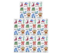 UKCOCO Etichette Adesive Rimovibili per Cassetti Armadio, Set 8 Pezzi Immagini per Classificazione Indumenti e Adulti, Resistenti All’umidità per Organizzazione Guardaroba Camera da