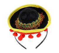 UKCOCO Fascia Messicana Mini Sombrero e Decorativa per Feste e Masquerade Accessorio e Non Deformabile per Foto e Party Tema Mexico