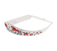 UKCOCO Fascia per Chioma Rossa Vintage Ricamata a Mano Stile Etnico Boho Retrò Larga per Donna e Ragazza con Vestiti Sportivi e Eleganti Vestibilità Sicura