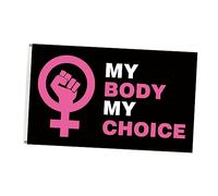 UKCOCO Femminista Pro-Aborto Dimostrativa Decorazione Bandiere Per I Diritti All'Aborto Al Femminismo Decorativa