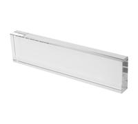 UKCOCO Fermacarte da Scrivania in Vetro Trasparente Rettangolare per Calligrafia Cinese, Peso per Esercizi di Calligrafia, Strumento Versatile per Pittura e Disegno, Decorazione Elegante