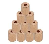 UKCOCO Fermacorda in Metallo per Notebook 10 Pezzi, Lucchetti per Cordini Serrature a Coulisse, Fermaglio Elastico Multifunzionale per Accessori Fai da Te e Progetti Creativi