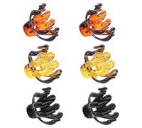 UKCOCO Fermagli per Chioma a Forma di Polpo Leggeri e Resistenti in Plastica Ps Set 6 Accessori per Acconciature Donna e Ragazze per Cooking e Travel
