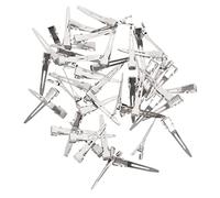 UKCOCO Fermagli per Parrucchiere in Lega di Alluminio 50 Pezzi Clip per Chioma da Salone Mollette Colorate per Ragazze Accessori Styling Professionale