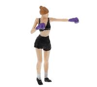 UKCOCO Figura Miniatura Boxeur per Diorama e Decorazioni Tavolo Sabbia Maschile Dettagliato per Collezionisti e Accessori Fitness