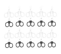 UKCOCO Forbici per 20 Pezzi in Abs e Acciaio Inox, Taglio Morbido e Facile da Usare, per Scrapbooking e Creazione di Biglietti Colore Casuale