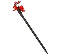 UKCOCO Forcina Capelli Retro in Legno Forma di Fiore Accessorio Decorativo Tradizionale Cinese per Donna Spilla Elegante per Matrimoni e Occasioni Speciali