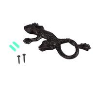UKCOCO Gancio Decorativo Gecko in Metallo per Parete, Robusto e Antiscivolo | Figura Realistica per Appendere, Finitura Resistente alla Ruggine, Adatto a Decorazione Muro e Piccoli Oggetti