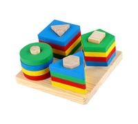 UKCOCO Giocattoli Legno per Geometrici Giochi Educativi per Sviluppo Cognitivo e Coordinazione per Attività Ricreative e Insegnamento delle e Dei Colori