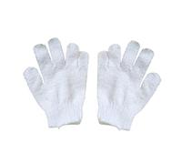 UKCOCO Guanto Esfoliante Bagno a Cinque Dita Guanto Scrub e in Materiale Naturale Facile Indossare Design Elastico per