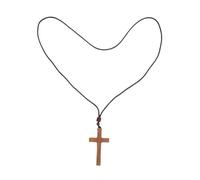 UKCOCO in Legno Artigianale Pendenti Religiosi per Auto Ciondolo Cristiana Protettiva Accessorio Fatti Mano per Specchietto Retrovisore Regalo Spiritualità e Uomo Donna