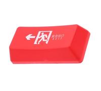 UKCOCO Keycap Trasparente con Effetto Luce per Enter e Backspace Copritasti Personalizzato Resistente e Facile da Installare per Tastiere Meccaniche Qwerty