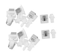 UKCOCO Kit 10 Pezzi Fermo Porta Asciugatrice Compatibile Marche, Chiusure per Elettrodomestici e Armadietti, Accessori per Lavaggio Indumenti Installazione Semplice per Uso Domestico