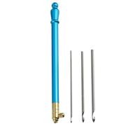 UKCOCO Kit Ago Punzone per Ricamo Francese in Metallo per Blu | Leggero e Liscio, Impugnatura Ergonomica, per Ricamo Fai, Accessorio Manuale, Formato Pratico