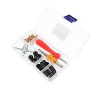 UKCOCO Kit Chiavi Valvole per Pneumatici Auto Bici Utensili in Rame e Acciaio Inox per Rimozione e Installazione Valvole Tubeless Riparazione Pratica per Meccanici e Appassionati