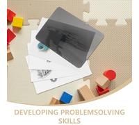 UKCOCO Kit Scientifico Stem per 2 Pezzi con Giocattolo Animazione a Reticolo Ottico Set Esperimenti Fisica con Lenti Lenticolari Strumento Didattico per Educazione Precoce e Attività