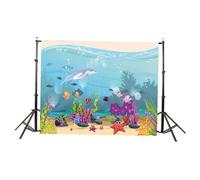 UKCOCO L’ospite 1 Pc fotografia Sfondo fotografico 3d totale Il mondo sottomarino bambino Household
