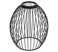 UKCOCO Lampada Sospensione Vintage con Paralume Cavo Piccola Plafoniera da Soffitto Metallo Nero Design Retro Leggero e Facile da per Arredamento Industriale
