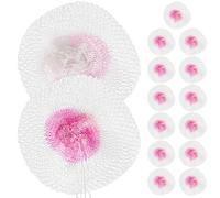 UKCOCO Lanterna a Gas da Trekking Grande Mantello a Rete Rosso, Set da 15 Pezzi di Coperture per Lanterne a Propano, Mensole Leggere per Campeggio ed Escursionismo