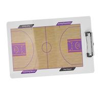 UKCOCO Lavagna Basket Doppia Faccia in PVC per Allenatori Tavoletta Strategica Portatile Lavagna Cancellabile per Coaching e Pianificazione Gioco