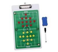 UKCOCO Lavagna Calcio con Calamite per Allenatori Tavoletta Resistente e Leggera per Partite Indoor Scrivibile e Cancellabile Strumento Strategico per Analisi e Formazione Colore Casuale