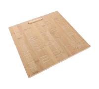 UKCOCO Lavagna da Disegno in Bambù, Strumento di Allenamento Presa la Scrittura, Gioco Educativo di Riconoscimento Coreano Riutilizzabile per Sviluppo Capacità Motorie Fini