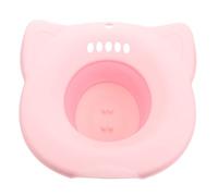 UKCOCO Lavandino Wc Pieghevole Rosa per Donne Bacino da Bagno Portatile Pieghevole Accessorio Bagno per Parto e Mobilità Ridotta Leggera e Salvaspazio