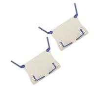 UKCOCO Leggio per Spartiti Pieghevole da Scrivania in Plastica Resistente, Porta Spartiti per Pianoforte e Chitarra, Set da 2 Pezzi Compatto per Studio e Pratica Musicale